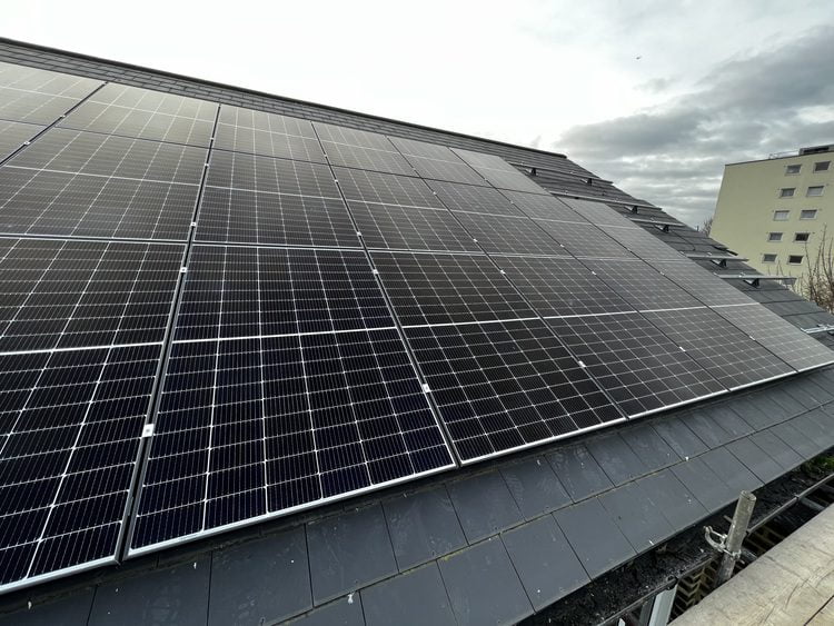 Solar panel installation at Gurdwara