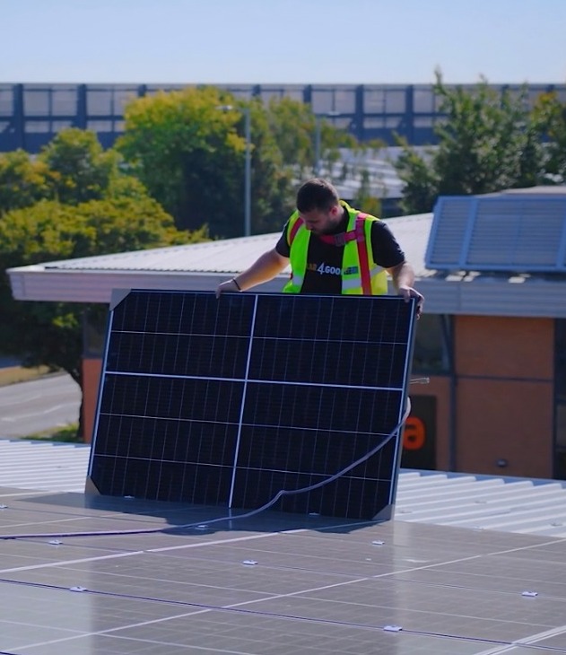 Solar panel installation by Solar 4 Good