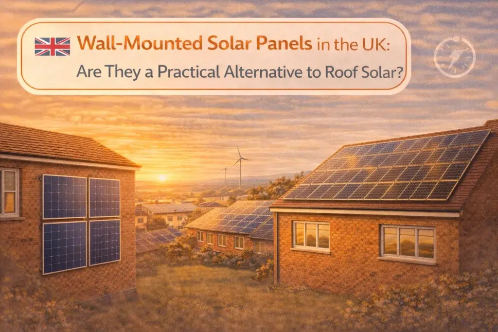 Wall-Mounted Solar Panels in the UK: Are They a Practical Alternative to Roof Solar?